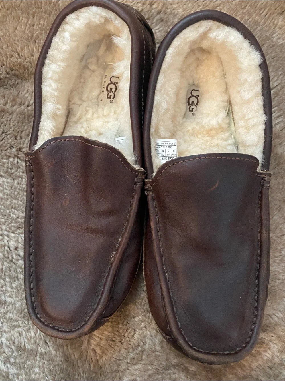 UGG soft leather